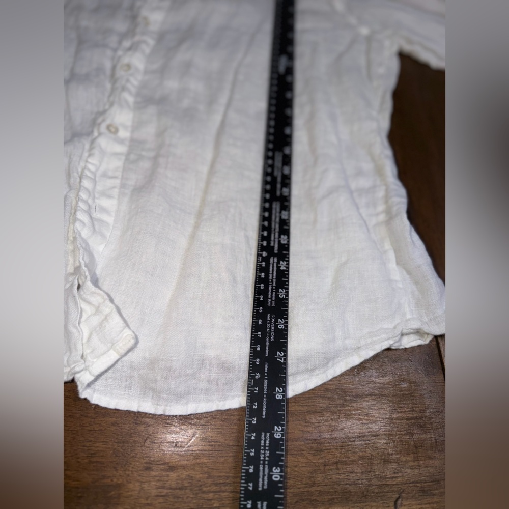 Puro Lino 100%‎ Linen Button Up Made Italy - Picture 6 of 6